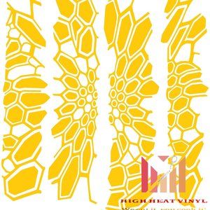 High Heat Duracoat Vinyl Stencil 10" x 12" - Kryptek Strips styling